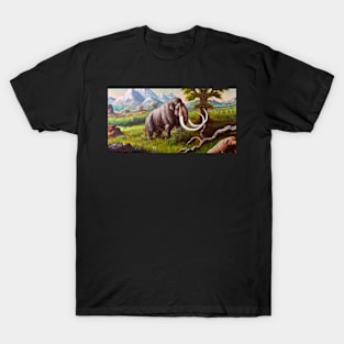 Mammoth Oil Painting T-Shirt